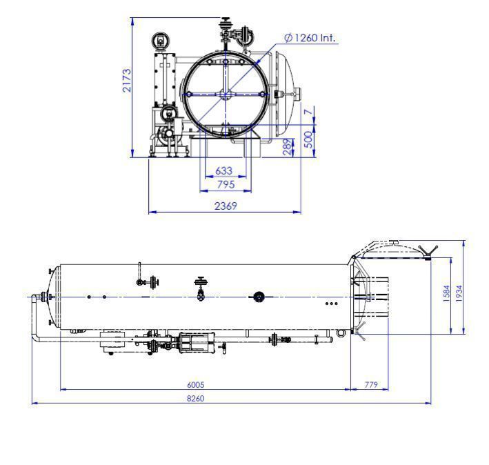 Autoclave Reacondicionado 6 Carros