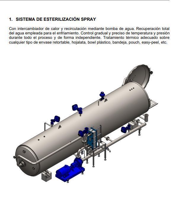 Autoclave Reacondicionado 6 Carros Ø1300x6000 mm