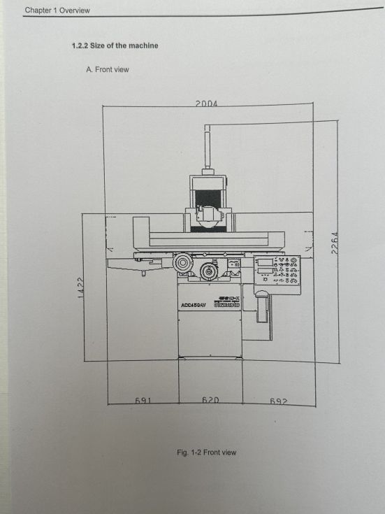 Surface grinder OKAMOTO - ACC 450 AV