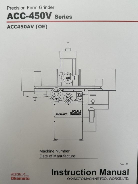 Surface grinder OKAMOTO - ACC 450 AV