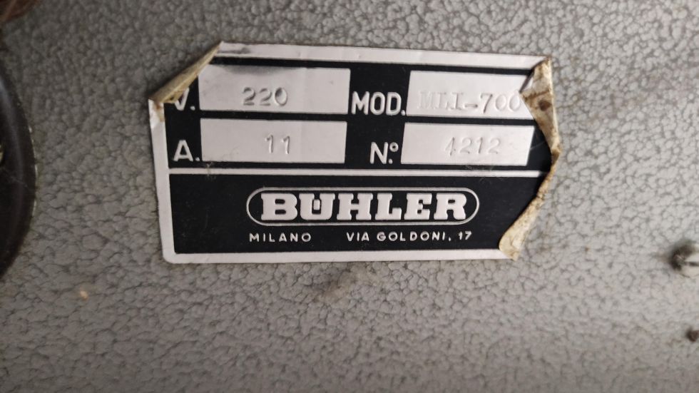 Horno de ceniza Buhler