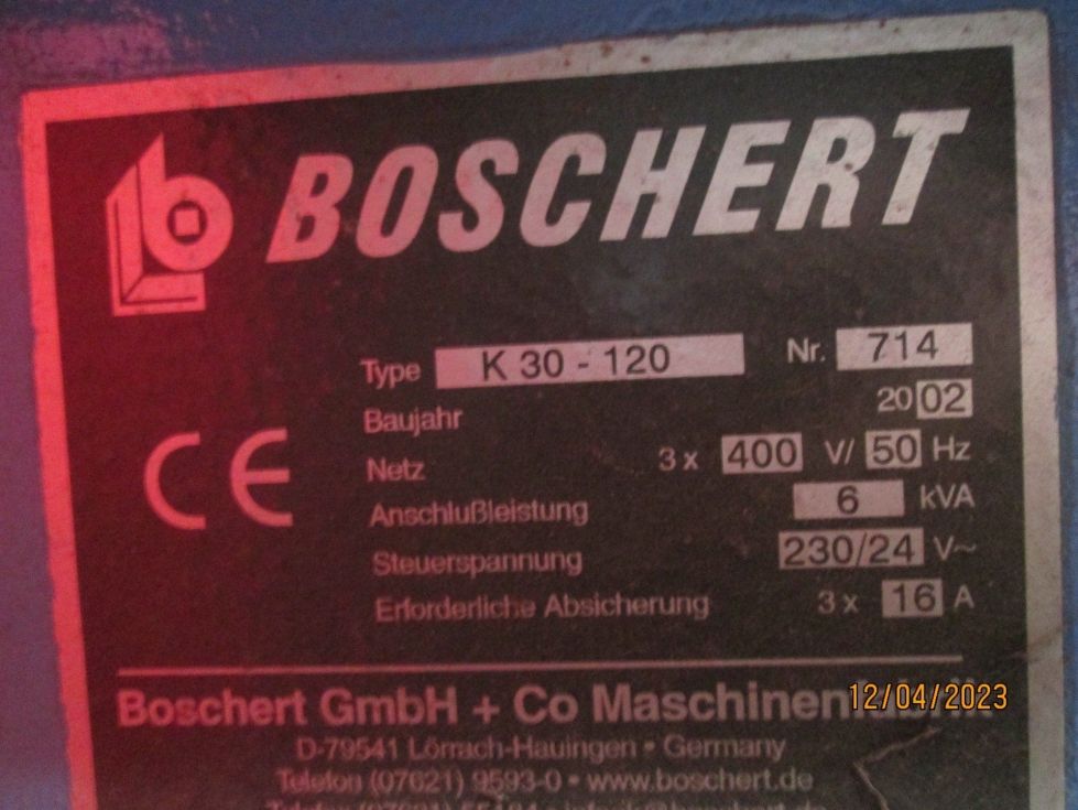 Notching machine BOSCHERT - K30-120