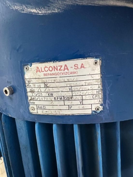 Mezclador de palas lodige acero inoxidable 1200 litros reacondicionado