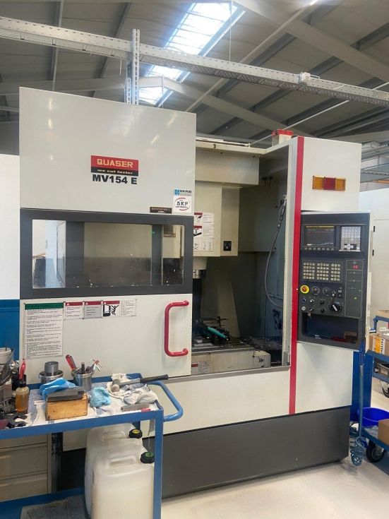 3-axis CNC machine (VMC) QUASER - MV 153 E MACH-ID 7619 Make: QUASER Type: MV 153 E Year: 2003