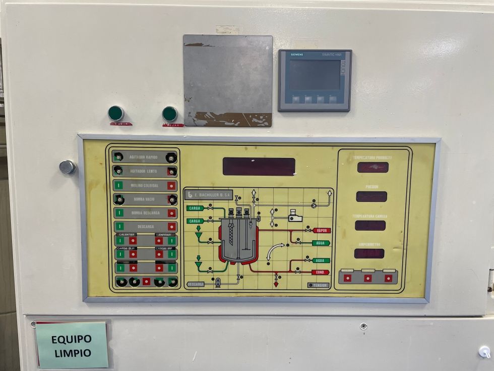 Reactor bachiller 500 litros de segunda mano