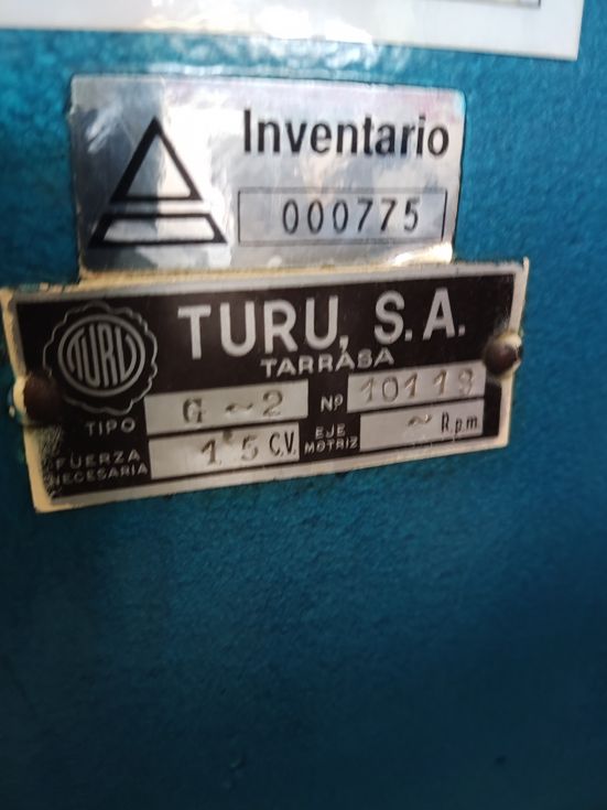 Batidora turu con perola acero inoxidable 50 litros de segunda mano