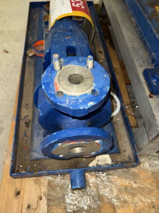 Bomba centrifuga ingersoll-dresser pumps 40-25cpx125 7,1 m3h 316l de segunda mano