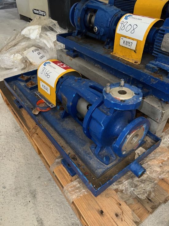 Bomba centrifuga ingersoll-dresser pumps 40-25cpx125 7,1 m3h 316l de segunda mano