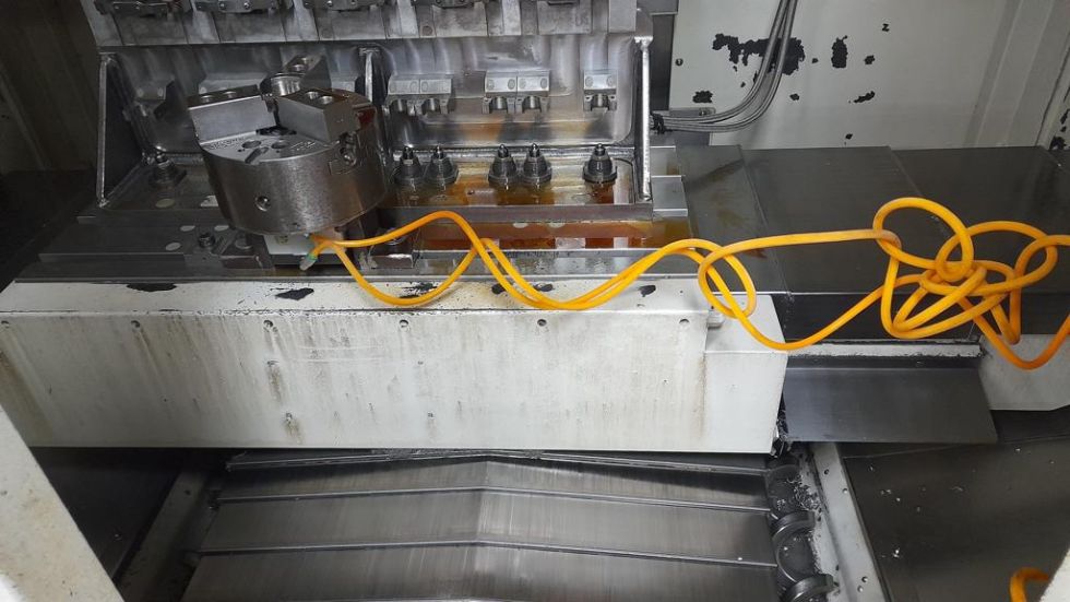 3-axis CNC machine (VMC) QUASER - MV154/E12 MACH-ID 7657 Make: QUASER Type: MV154/E12 Control: FANUC