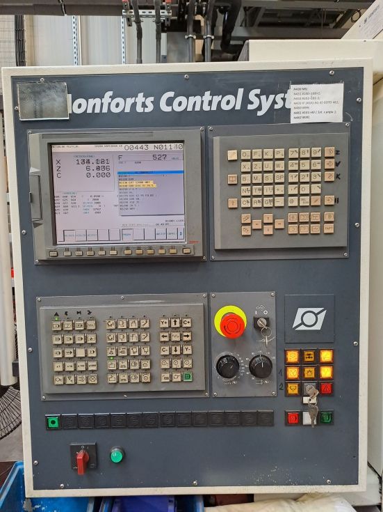 CNC lathe Monforts - RNC 300 Single Turn MACH-ID 7662 Make: Monforts Type: RNC 300 Single Turn Contr