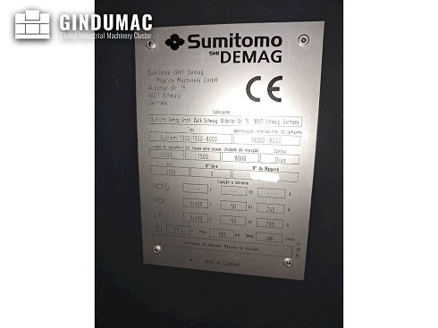 SUMITOMO SHI DEMAG 1300-8000 máquina de moldeo por inyección