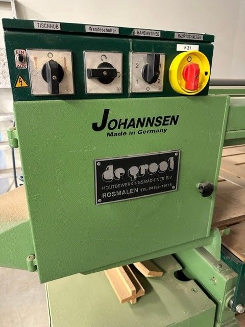 Johannsen - T 95 table 3450 x 1350 mm Long Belt Grinding machine ( wood )