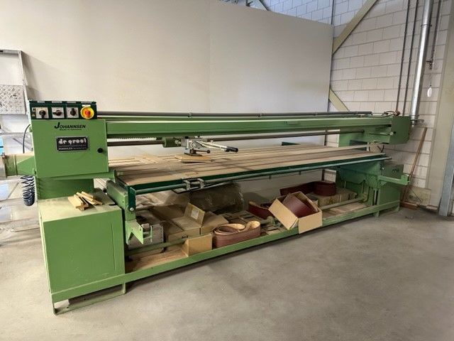 Johannsen - T 95 table 3450 x 1350 mm Long Belt Grinding machine ( wood )