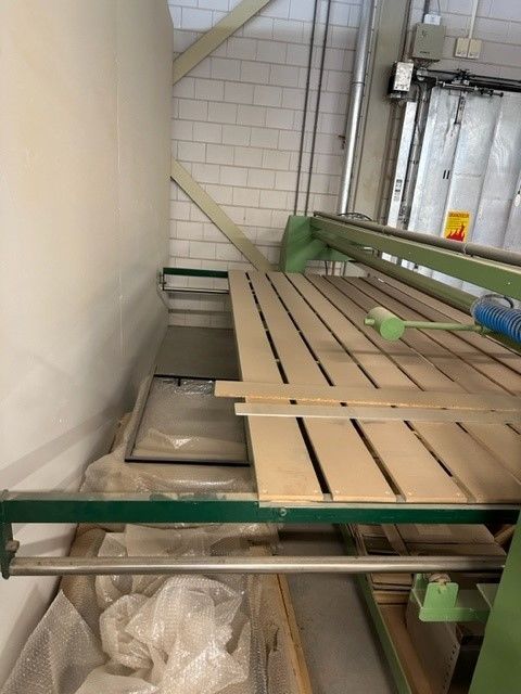 Johannsen - T 95 table 3450 x 1350 mm Long Belt Grinding machine ( wood )