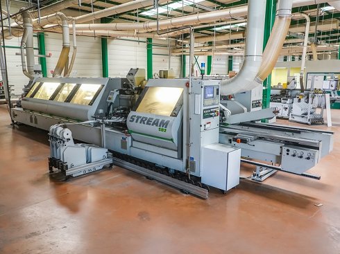 Double moulding-edgebanding machine BIESSE STREAM SB2 10.5 - C3086