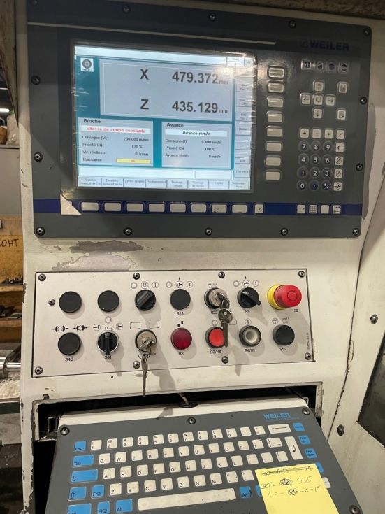 CNC lathe WEILER - E-70 MACH-ID 7768 Make: WEILER Type: E-70 Control: Siemens 810D PowerLine Year: 2