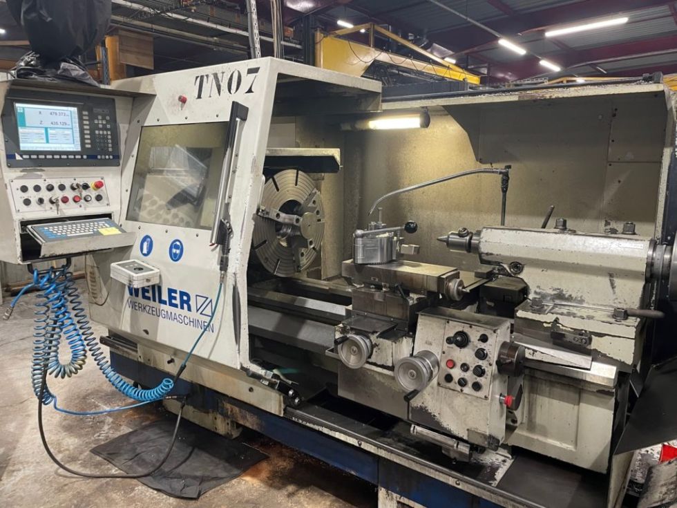 CNC lathe WEILER - E-70 MACH-ID 7768 Make: WEILER Type: E-70 Control: Siemens 810D PowerLine Year: 2