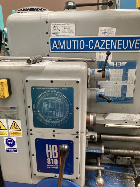 Torno paralelo Amutio Cazeneuve de 3000mm