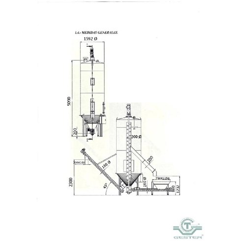 Silo mezclador nuevo