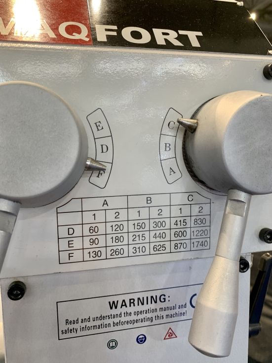 Taladro de columna con avance automático