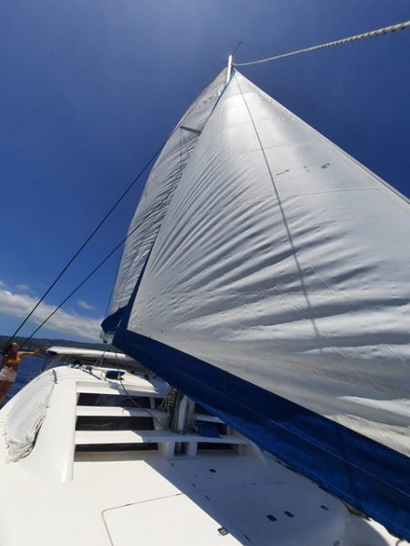 Catamaran à voile de 11,97 m de eslora