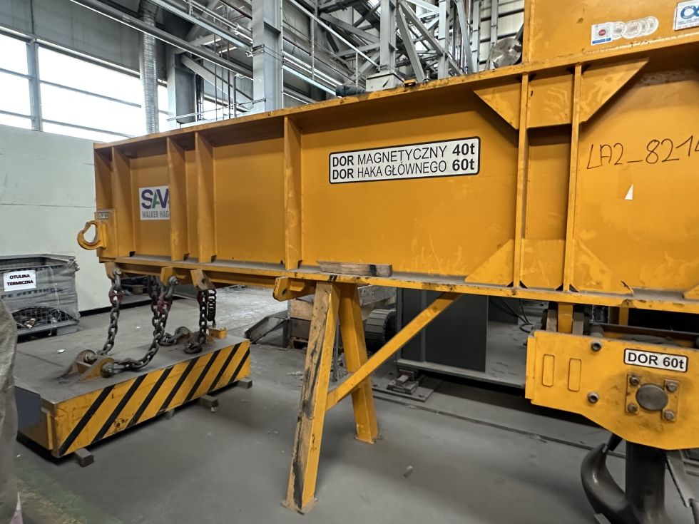 Overhead travelling crane Walker Hagou - BS7/40T MACH-ID 7815 Make: Walker Hagou Type: BS7/40T Year: