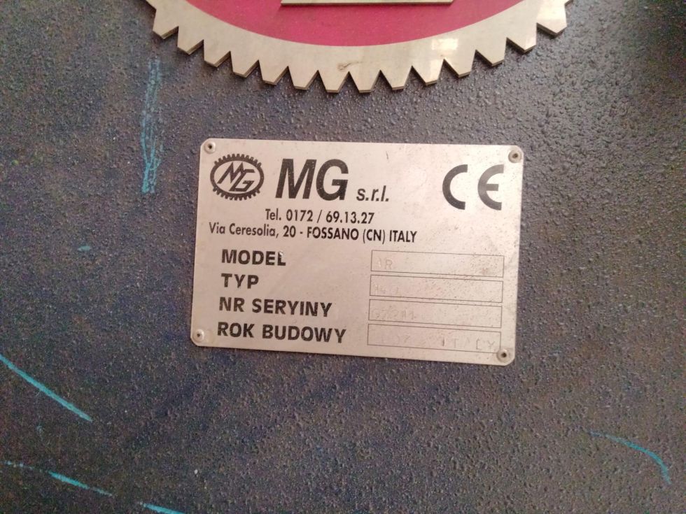 Profile bending machine MG - AR 140 MACH-ID 8541 Make: MG Type: AR 140 Year: 2007