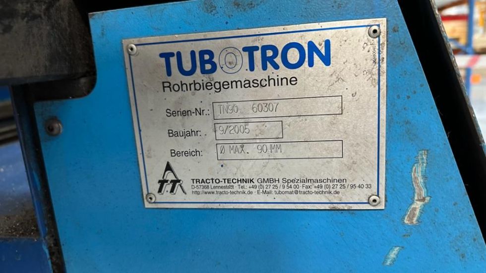Tube bending machine Tracto Technik - TUBOTRON TN90