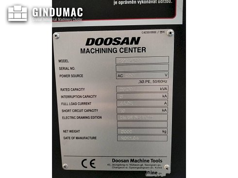 &#x27a4; Centro de mecanizado vertical Doosan DNM 4500 usado