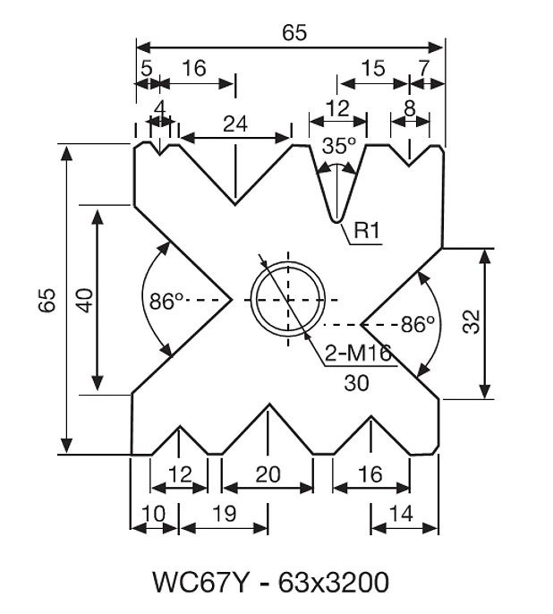 Plegadora hidráulica con control a 2 ejes