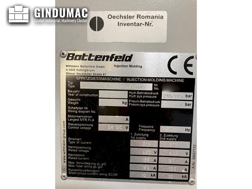 Máquina de moldeo por inyección Battenfeld VM 150/525 R1280 Unilog B6P