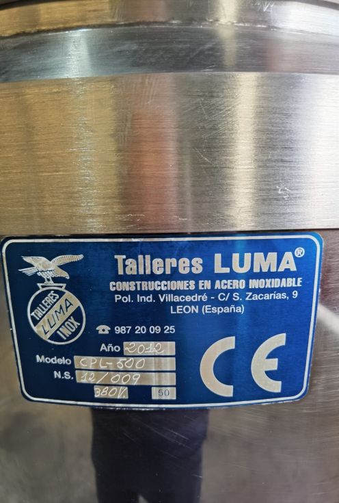 Depósito enfriador cpl-500l talleres luma