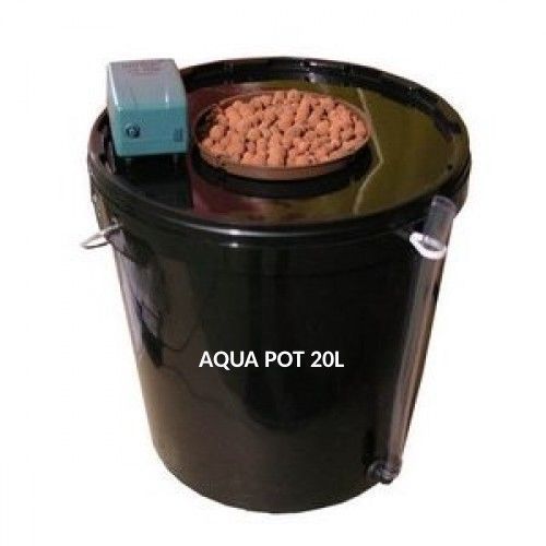 Huerto urbano hidropónico y maceteros autorriego Aqua Pot para