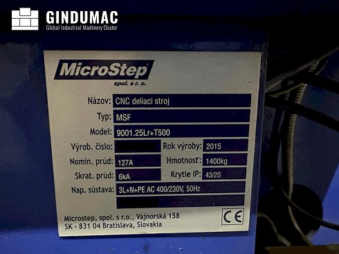 MICROSTEP MSF 9001.25Lr+T500 Máquina de corte por láser de fibra óptica