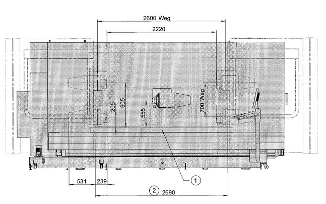 5-axis CNC machine (VMC) DMG MORI - DMF 260/7