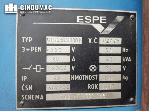 Plegadora ESPE CTO 250/4000N (1995)