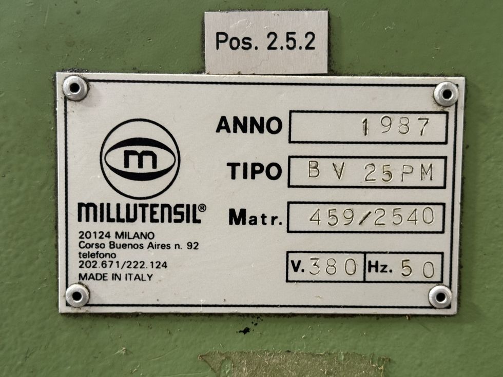 Hydraulic press Millutensil - BV 25 PM