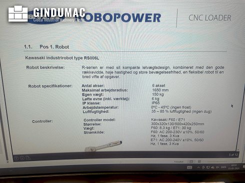 KAWASAKI RS006L (2020) Máquina robot