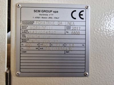 Taladro CNC (control numérico) SCM MORBIDELLI ZENITH CDM