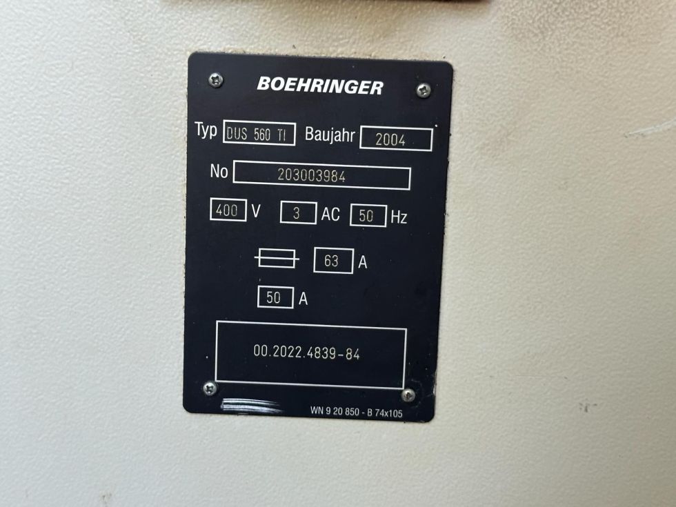 Teach-in lathe VDF BOEHRINGER - DUS 560 Ti