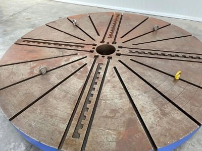 Round clamping table