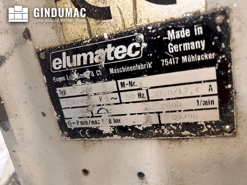 Venta de Sierra usada ELUMATEC DG 104/02 E255 (1996) | GINDUMAC.COM