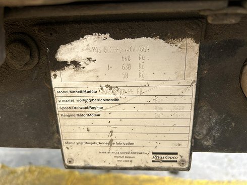 COMPRESOR ATLAS COPCO XAS 77