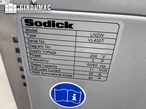 Máquinas de erosión usadas SODICK VL 400Q (2017) en venta | GINDUMAC.COM