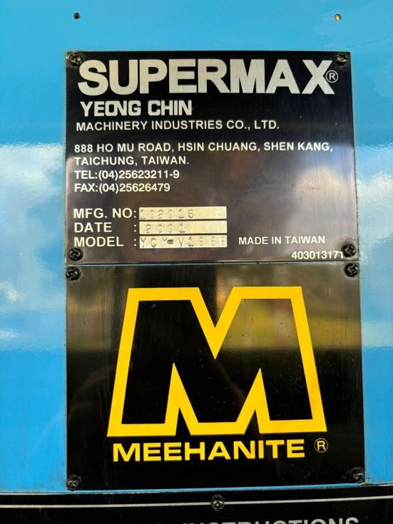 3-axis CNC machine (VMC) YCM Supermax - V-188B