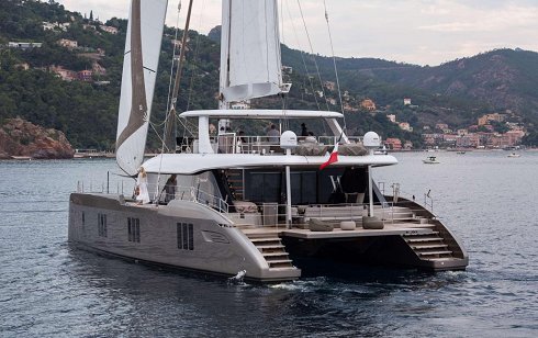 Catamaran à voile de 21,36 m de eslora