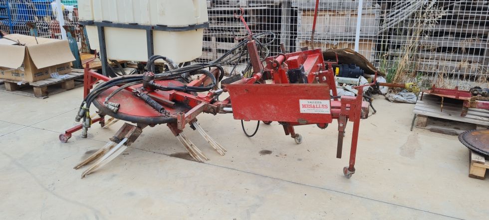 Barredora ramas poda