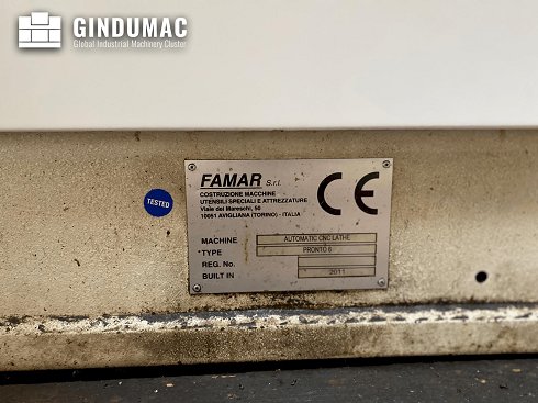 Venta de Torno usado Famar Pronto 6 (2011) | GINDUMAC.COM