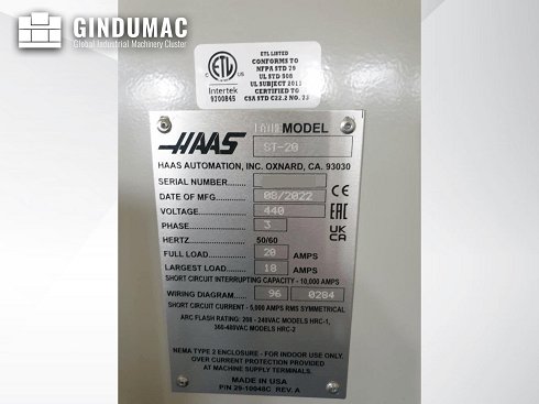 Torno usado HAAS ST-20 - 2022 - venta | gindumac.com