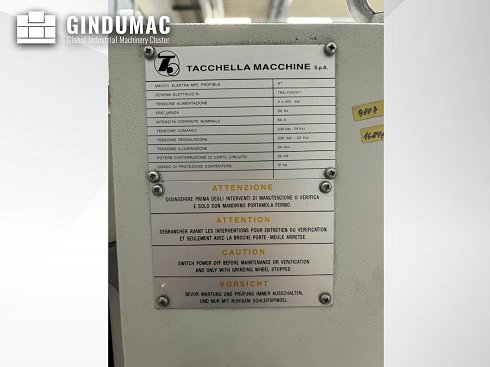 Rectificadora usada Tacchella MPC 1023 - 2003 - venta | gindumac.com